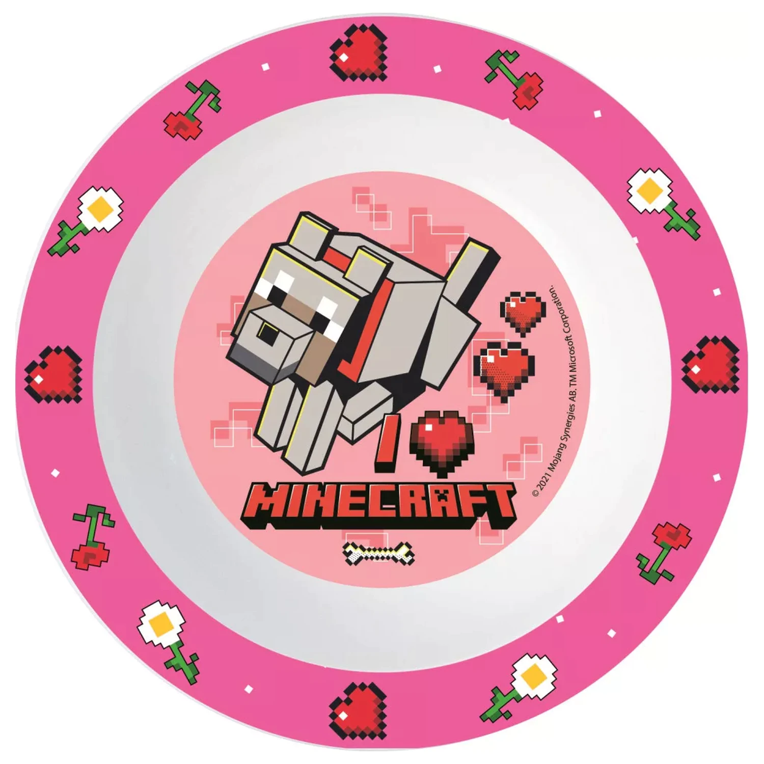 Minecraft Girls micro deep plate 16 cm product photo