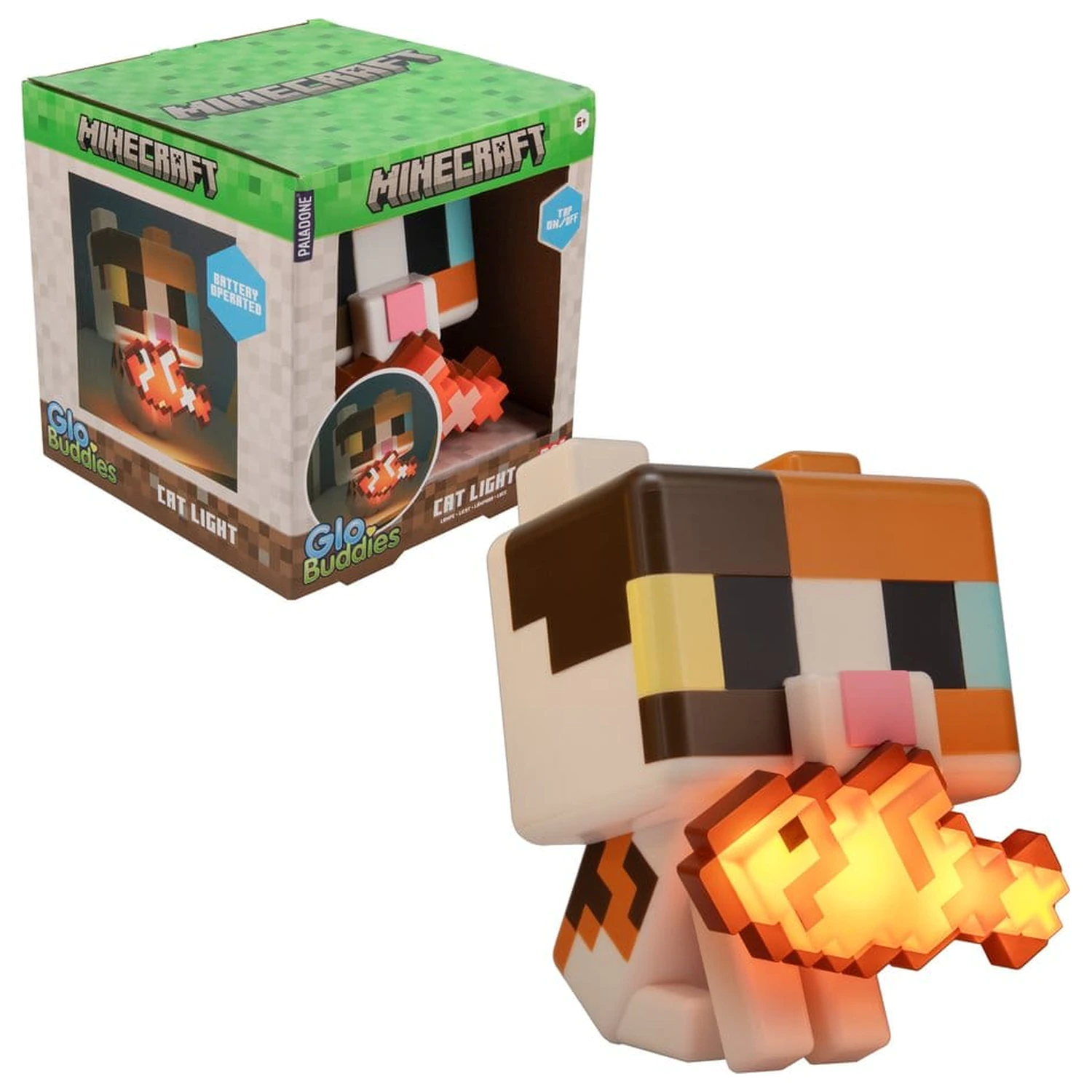 Minecraft GloBuddies Light Cat 15 cm product photo