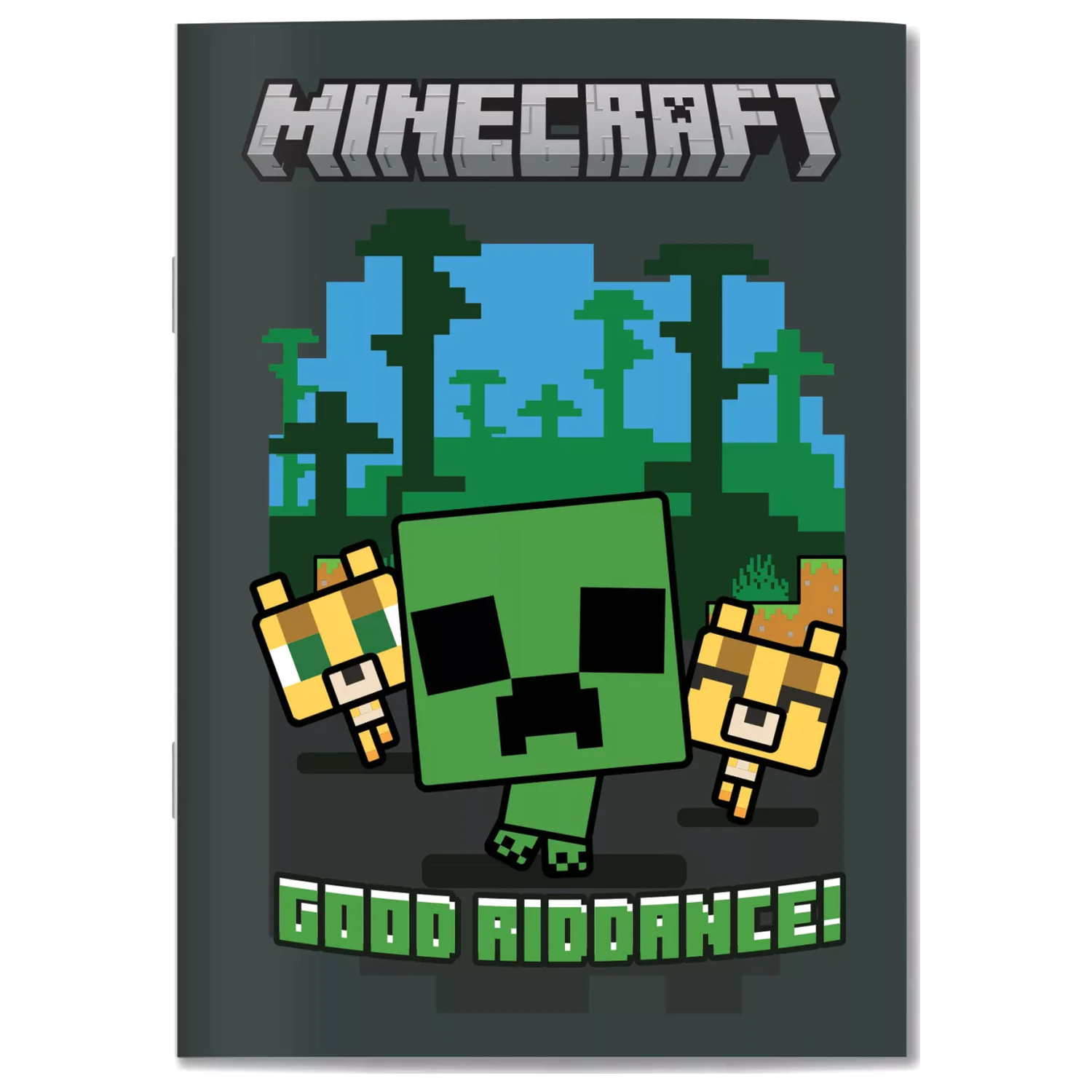 Minecraft Good Riddance B/5 Lined Notebook 40 Pages product photo