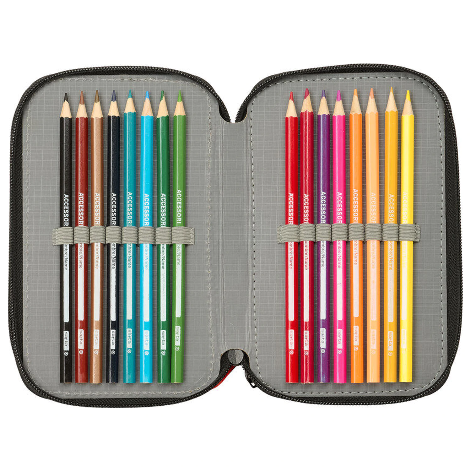 Minecraft Graffiti triple pencil case 37pcs product photo