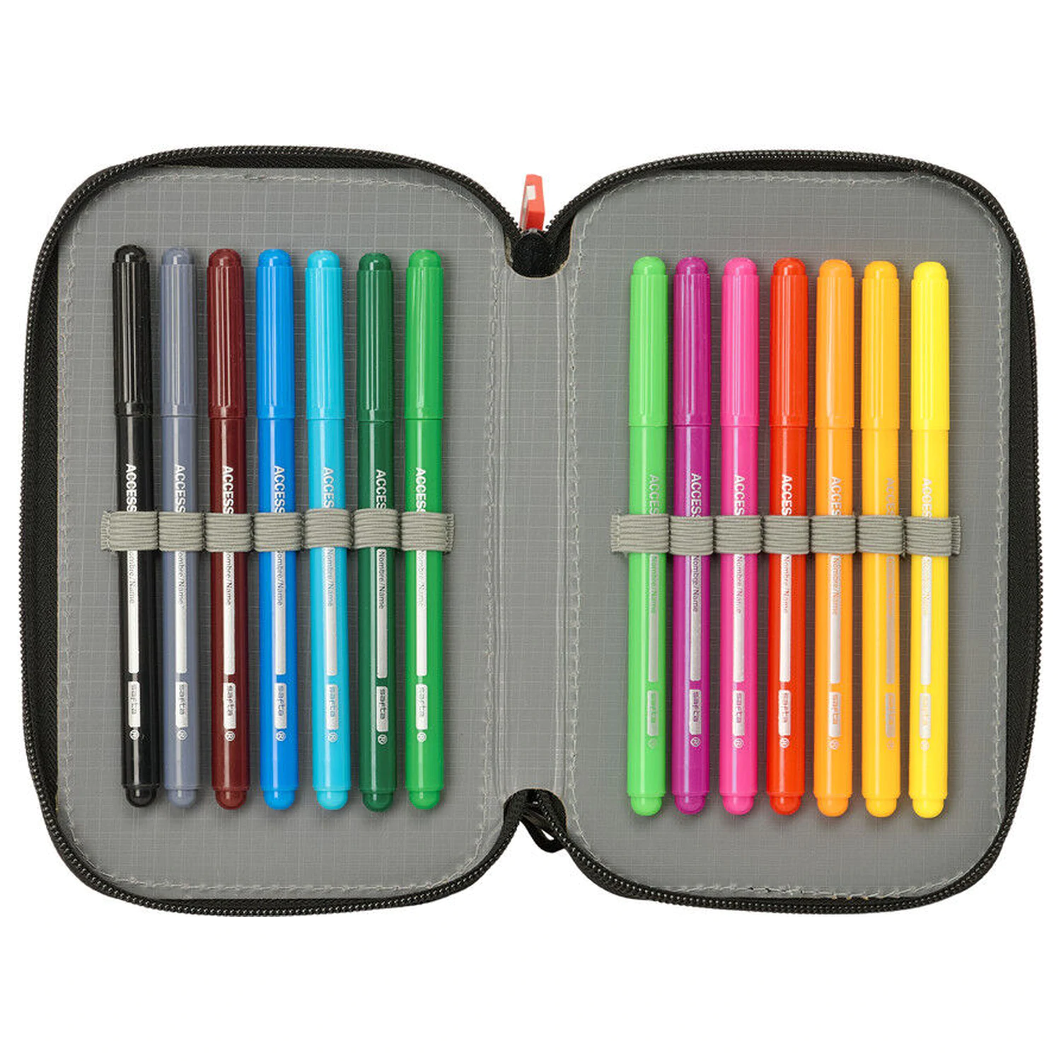 Minecraft Graffiti triple pencil case 37pcs product photo