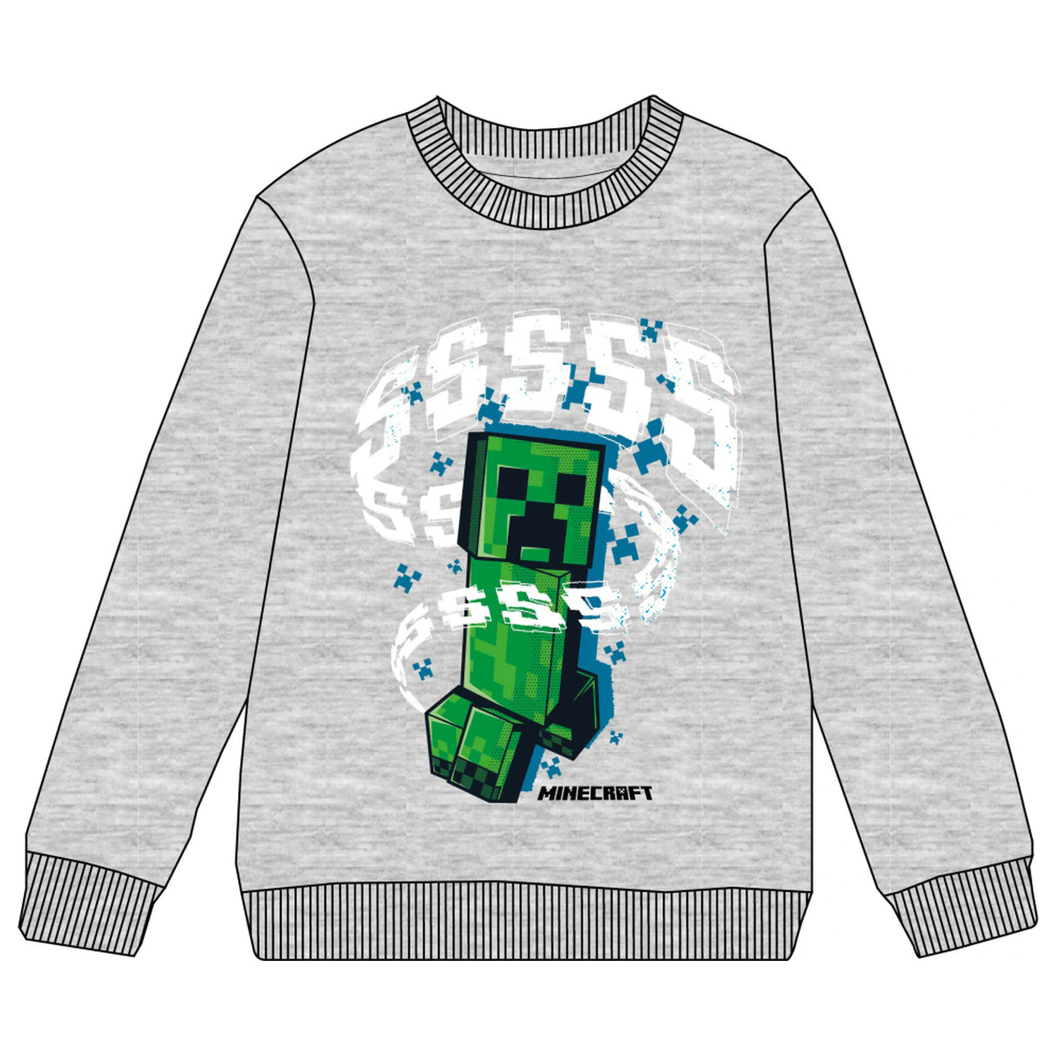 Minecraft Grey Kids' Hoodie  product photo