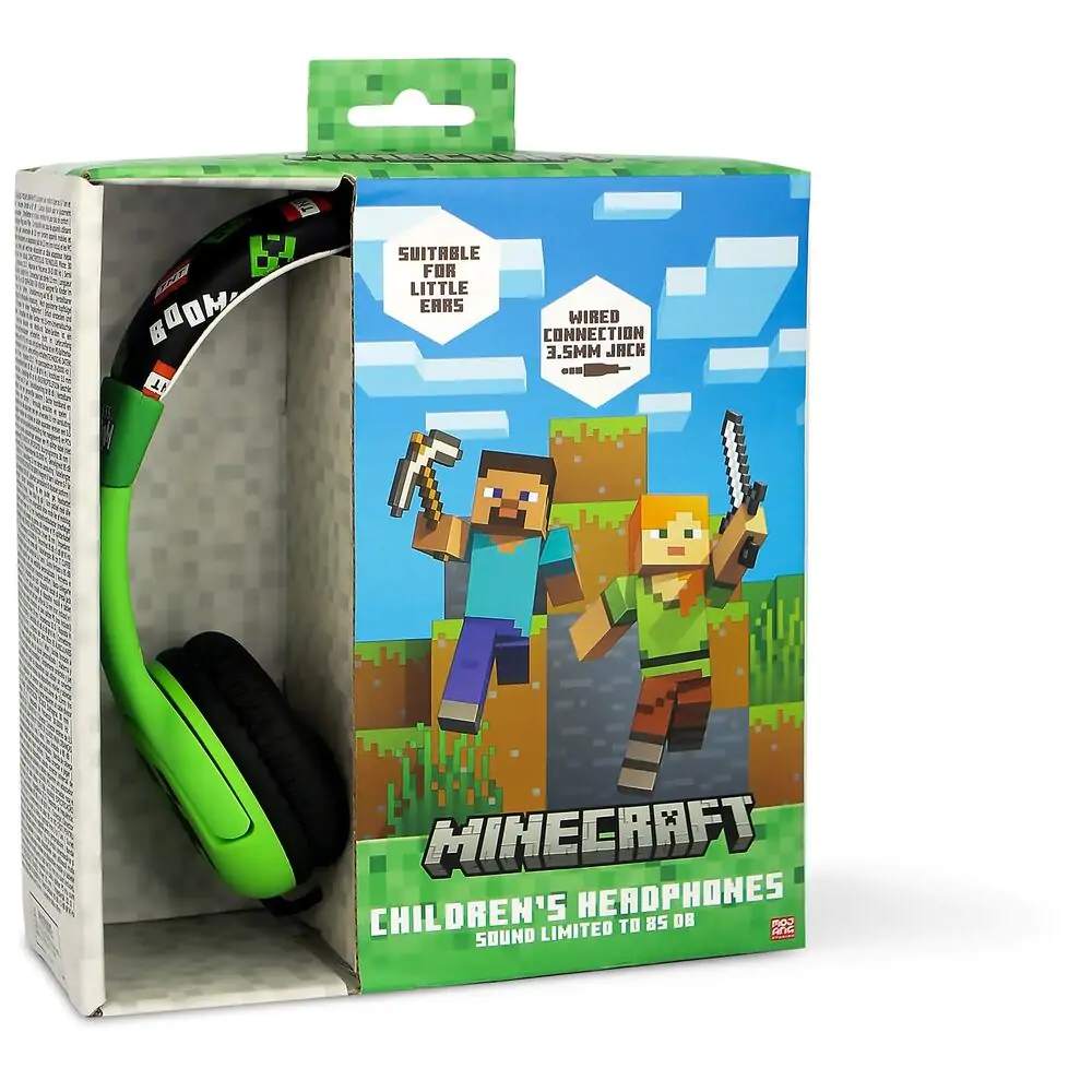 Minecraft kids headphones product photo