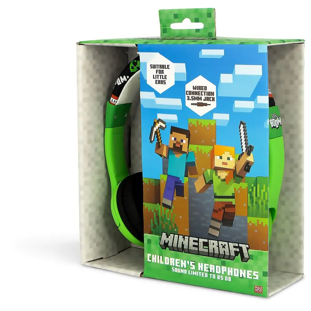 Minecraft kids headphones product photo