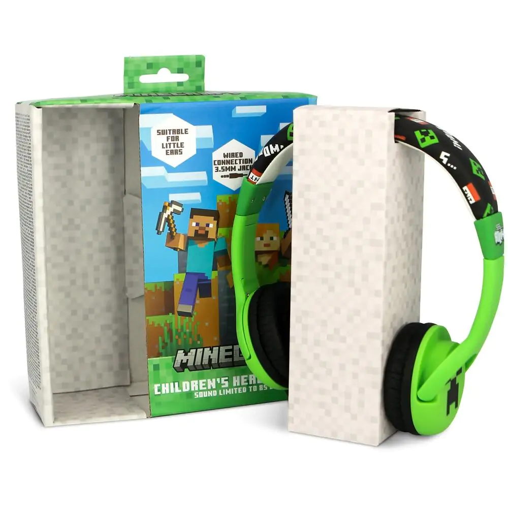 Minecraft kids headphones product photo