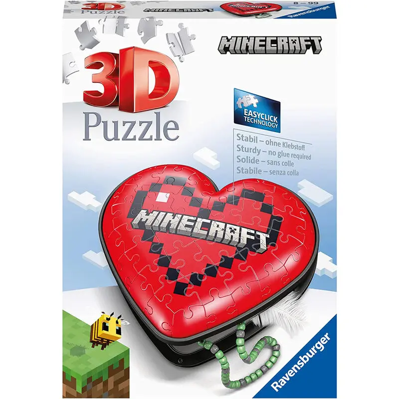Minecraft Heart 3D puzzle 54pcs product photo