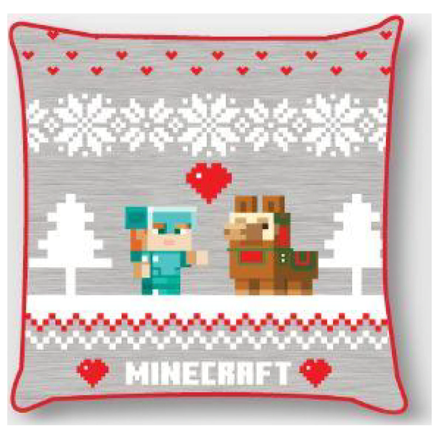 Minecraft Holiday Christmas Pillowcase product photo