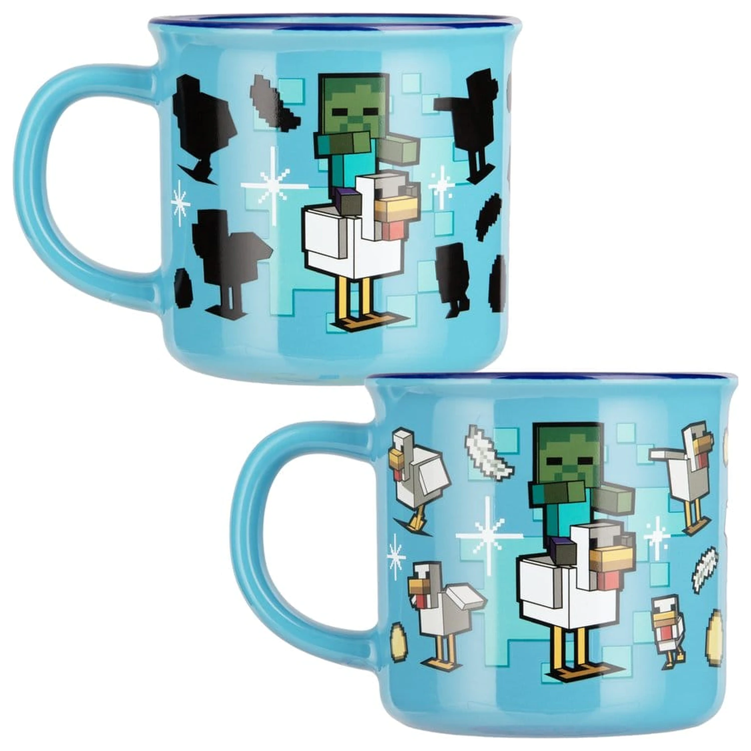 Minecraft Heat Change Mug Chicken Jockey product photo