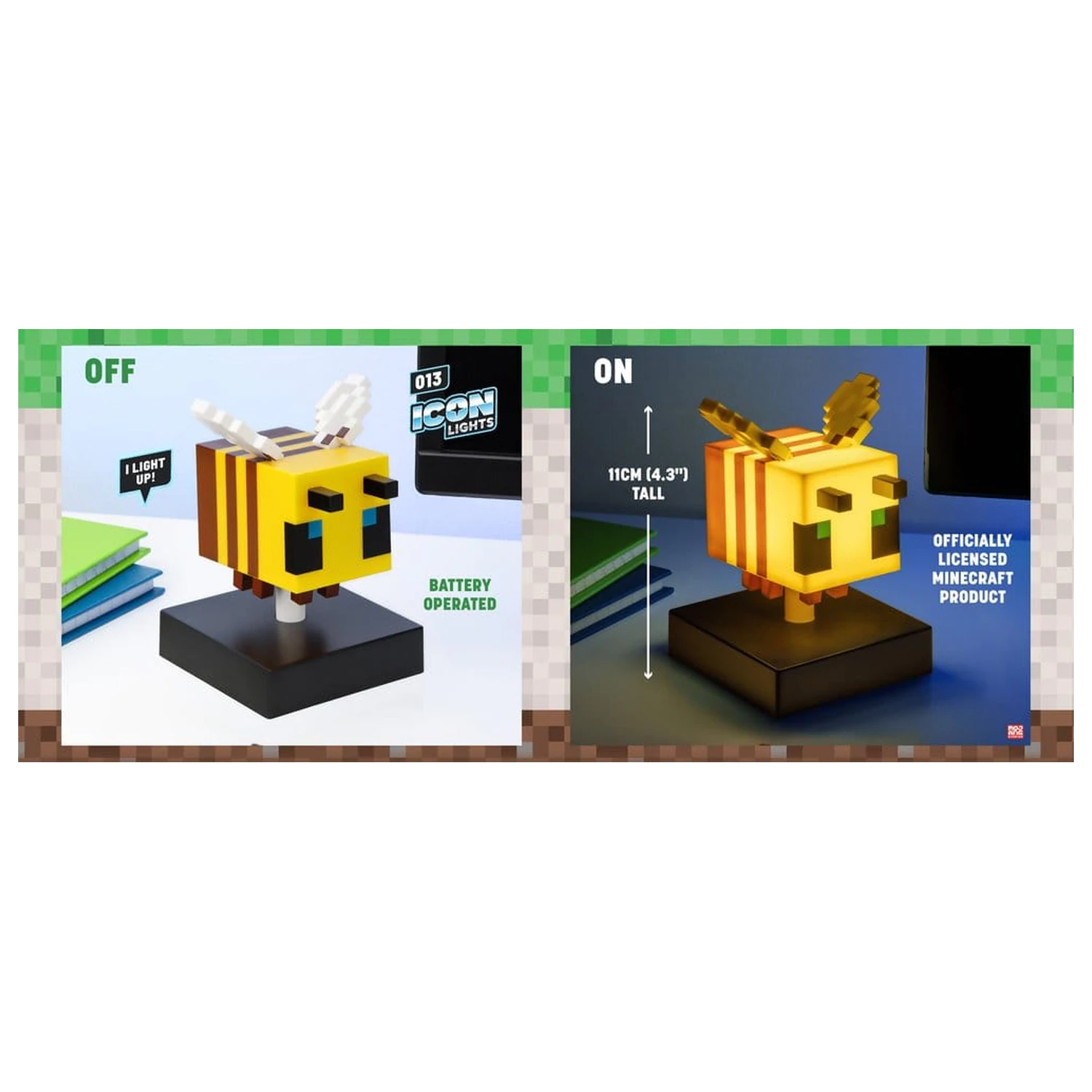 Minecraft Icon Light Bee 11 cm product photo