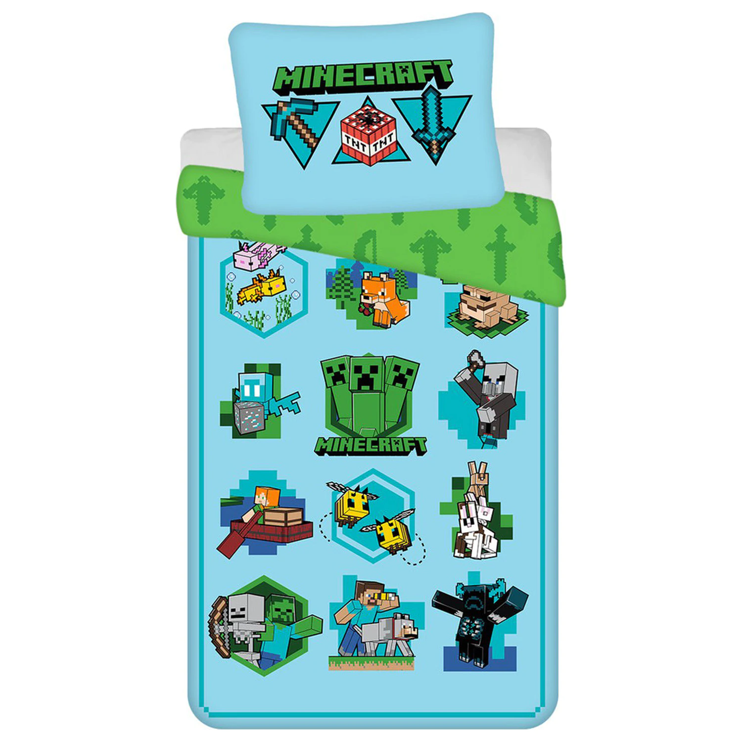 Minecraft Icons Duvet Cover product photo