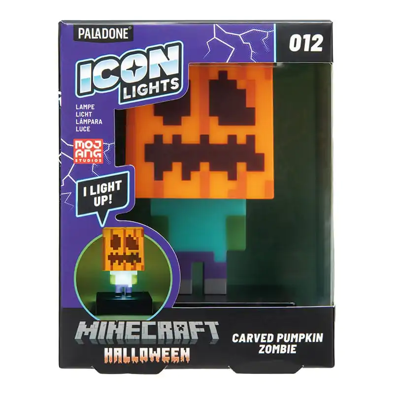 Minecraft Icons Light Zombie Jack O Lantern 10 cm  product photo