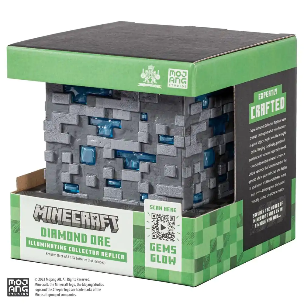 Minecraft Replica Illuminating Diamond Ore Cube 10 cm termékfotó