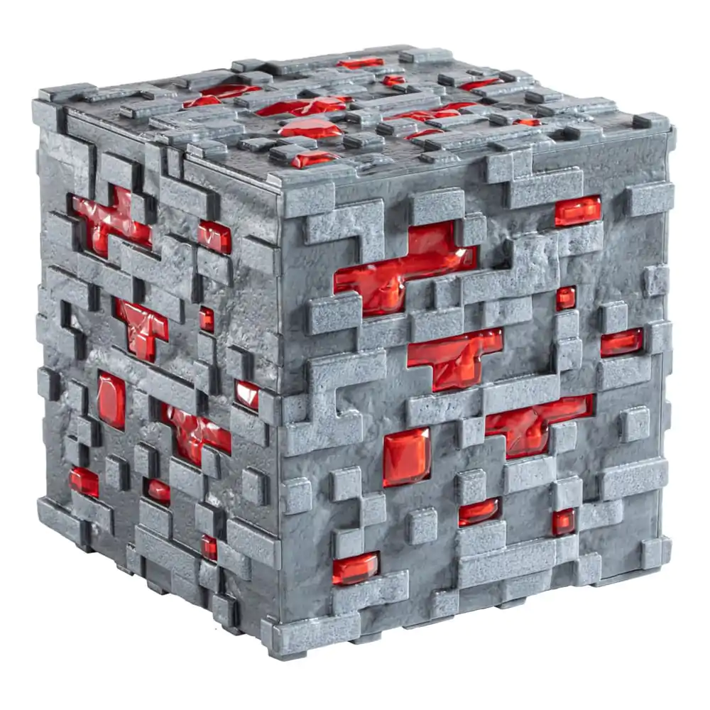 Minecraft Replica Illuminating Redstone Ore Cube 10 cm product photo