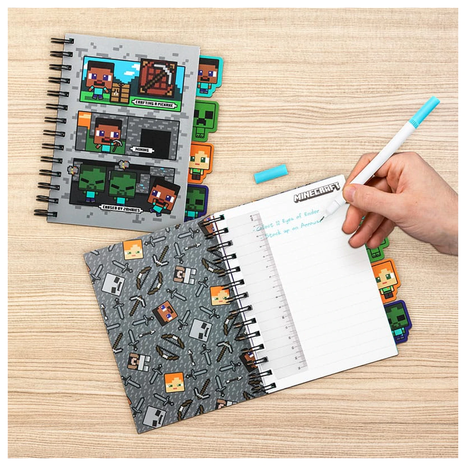 Minecraft Notebook with Dividers  product photo
