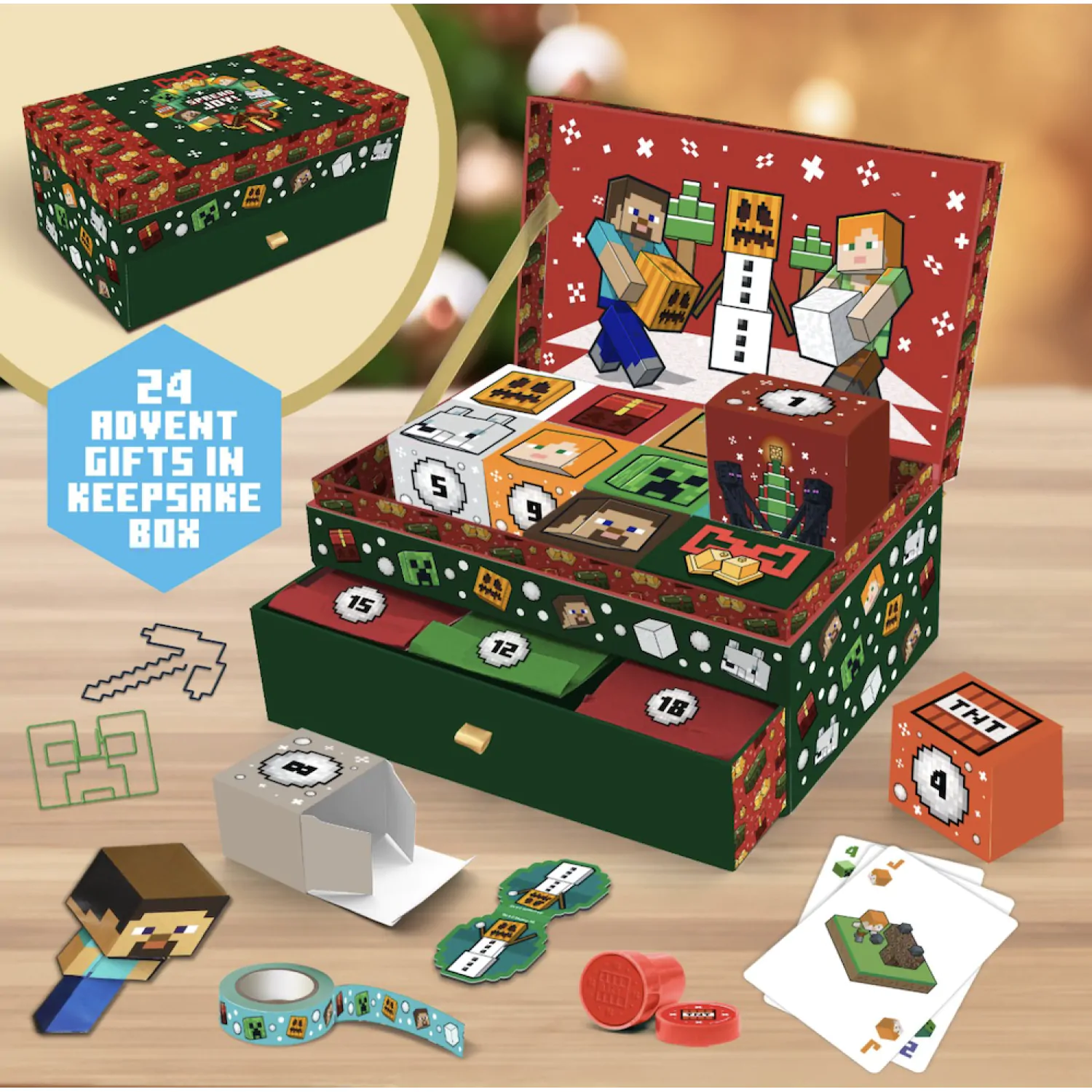 Minecraft Advent Calendar Keepsake Box Advent Calendar product photo