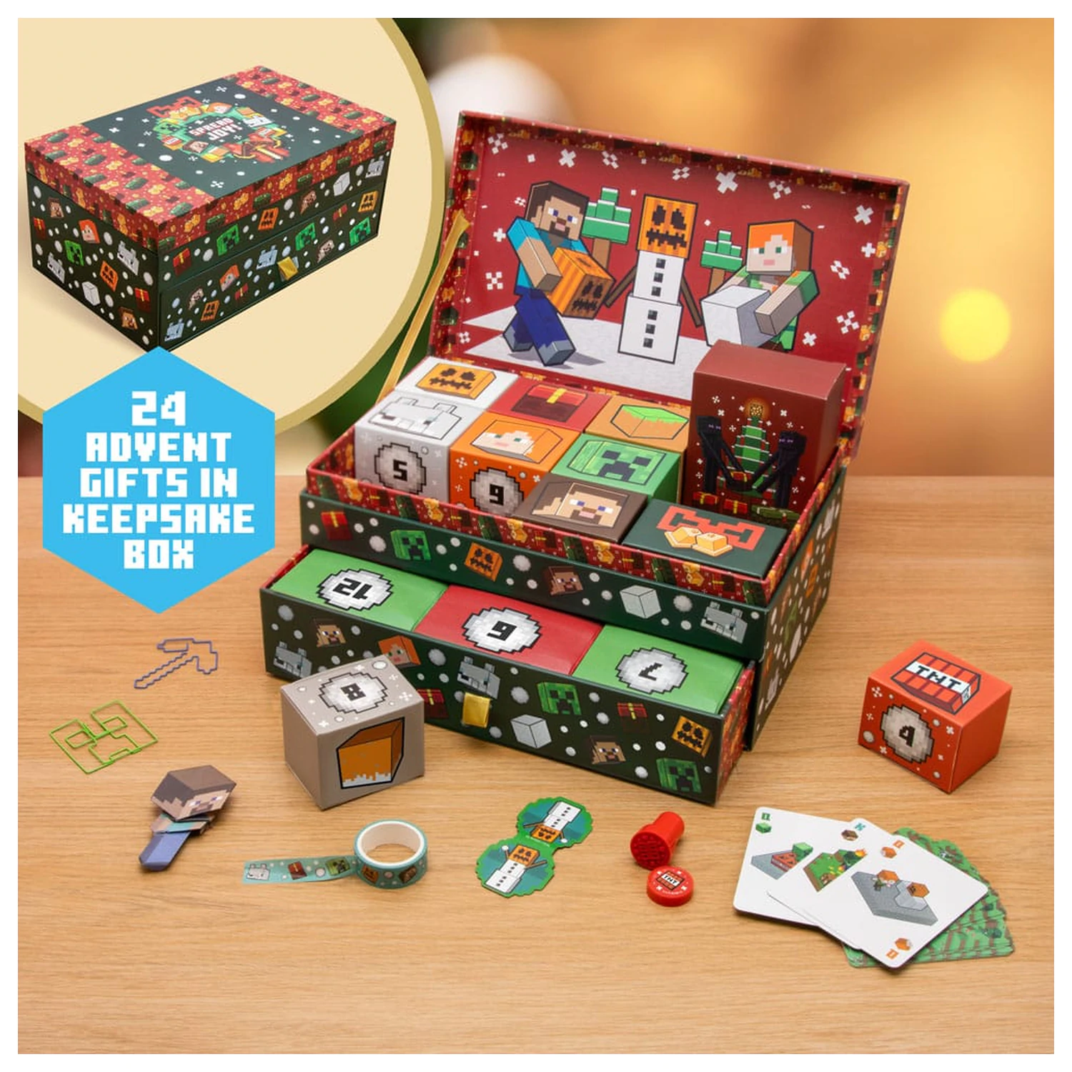 Minecraft Advent Calendar Keepsake Box Advent Calendar product photo
