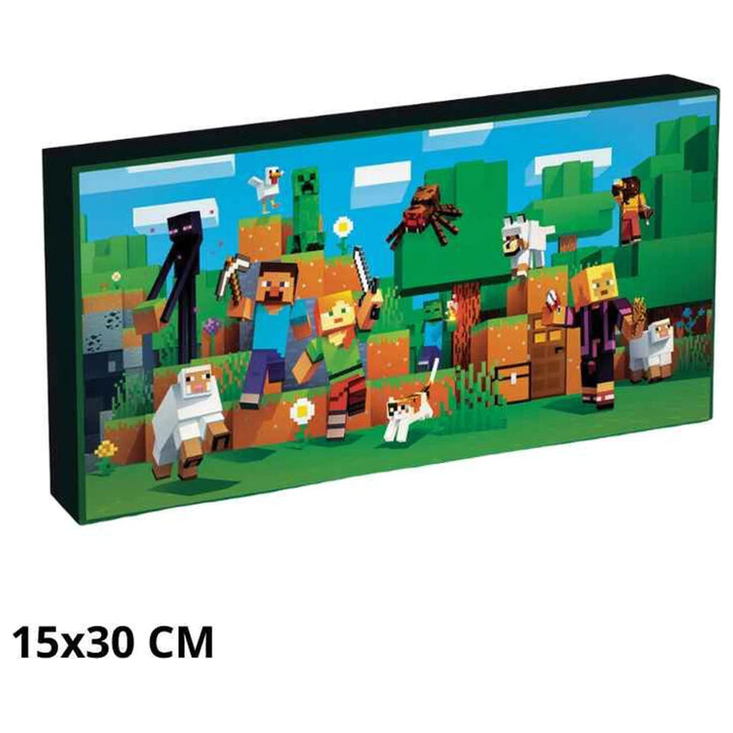 Minecraft light up canvas product photo