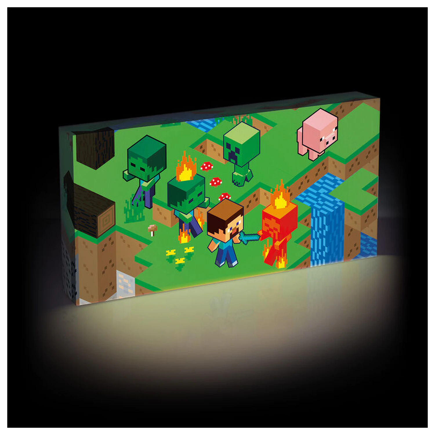 Minecraft light up canvas product photo