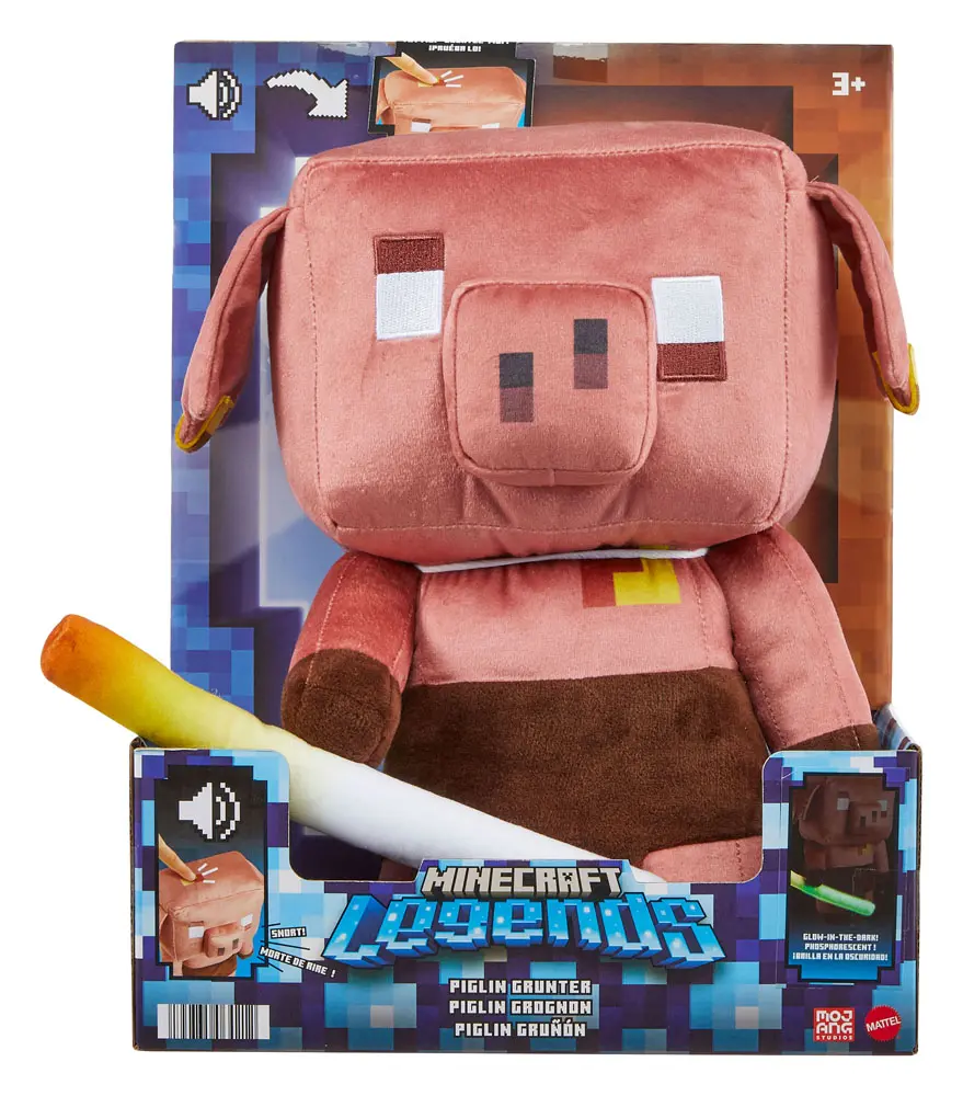Minecraft Legends Electronic Plush Figure Piglin 29 cm product photo