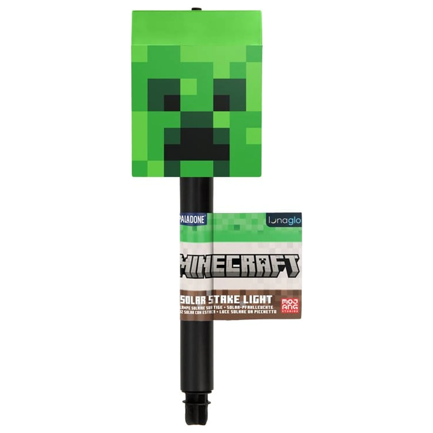 Minecraft LunaGlo Solar Stake Light Creeper product photo
