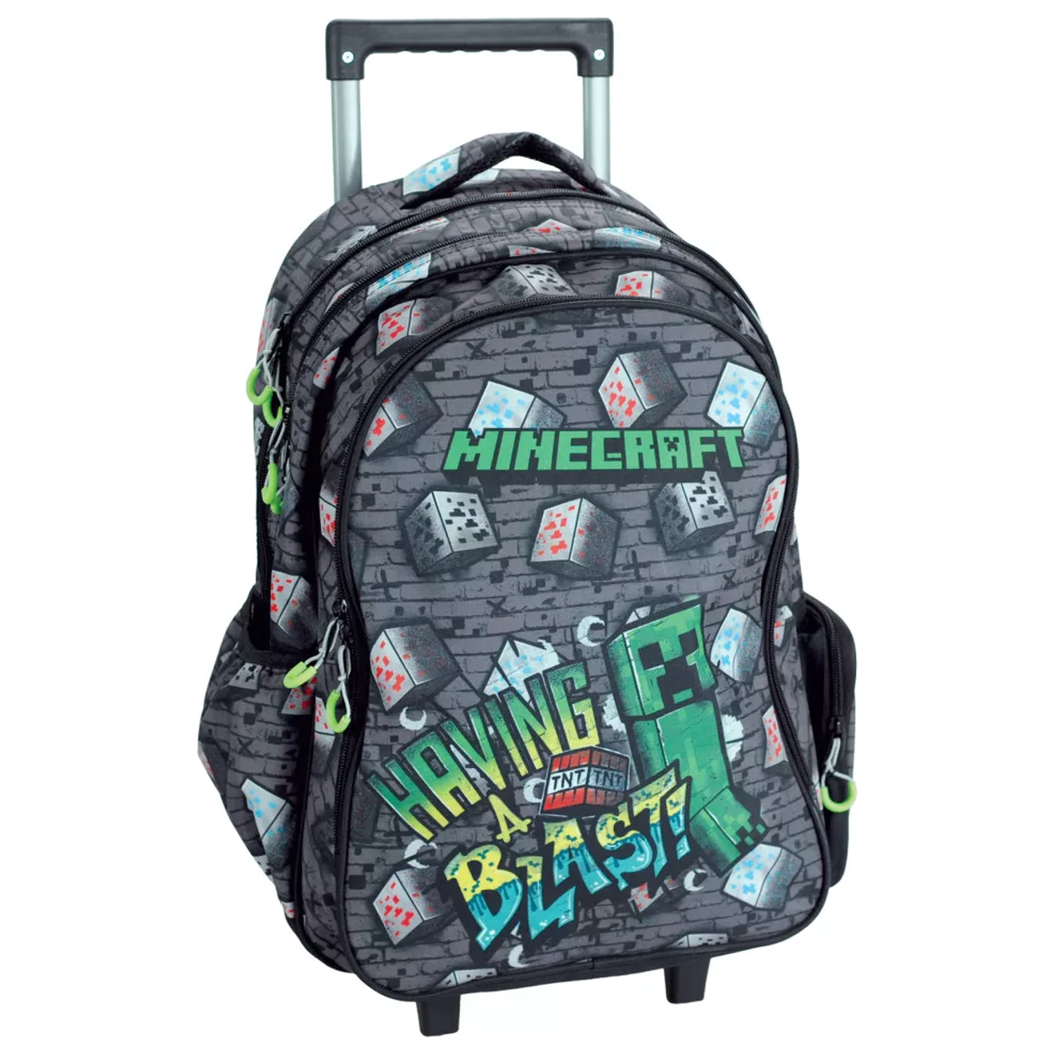 Minecraft Metro Art Blast Rolling School Bag, Bag 46 cm product photo