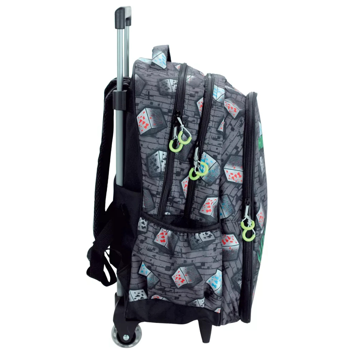 Minecraft Metro Art Blast Rolling School Bag, Bag 46 cm product photo