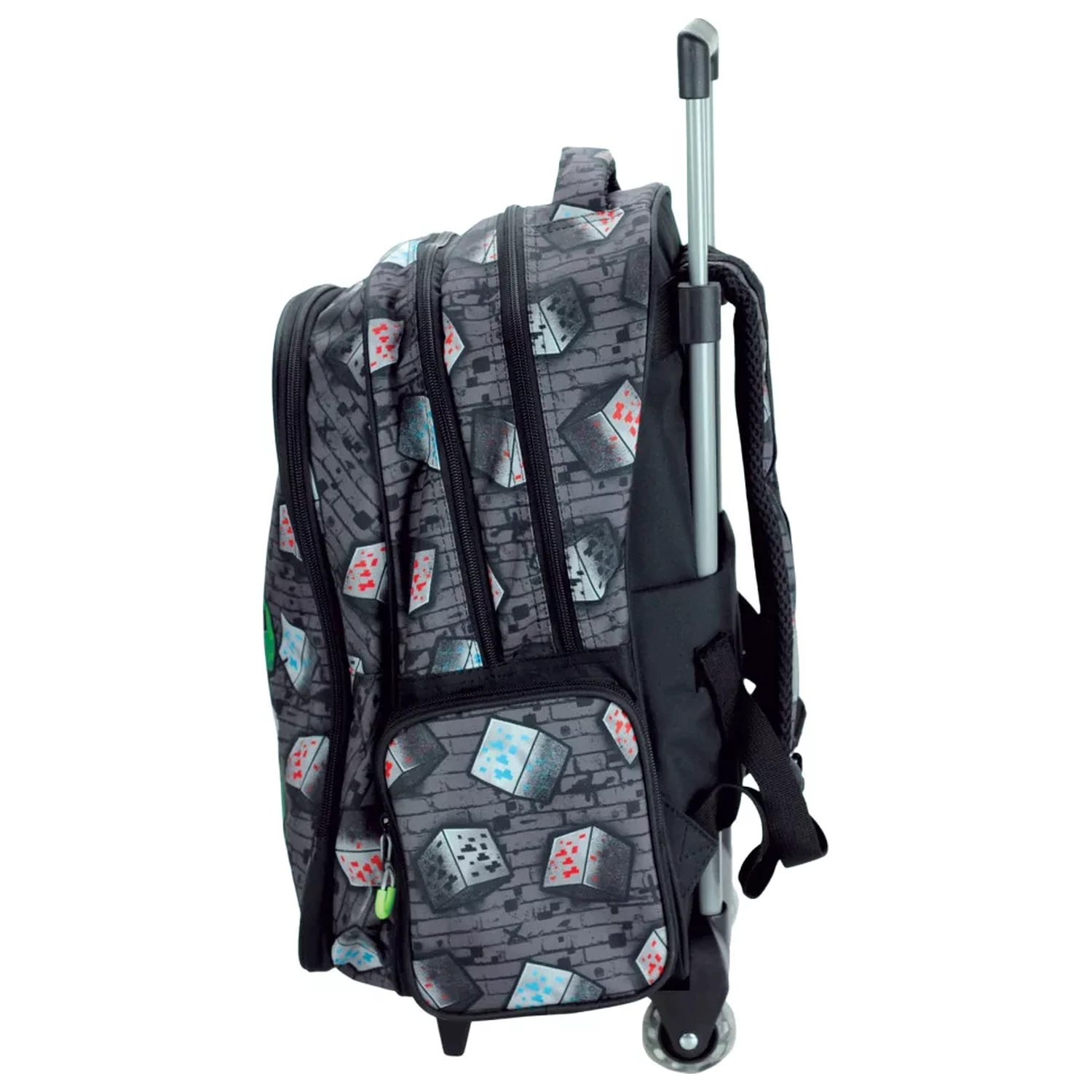 Minecraft Metro Art Blast Rolling School Bag, Bag 46 cm product photo