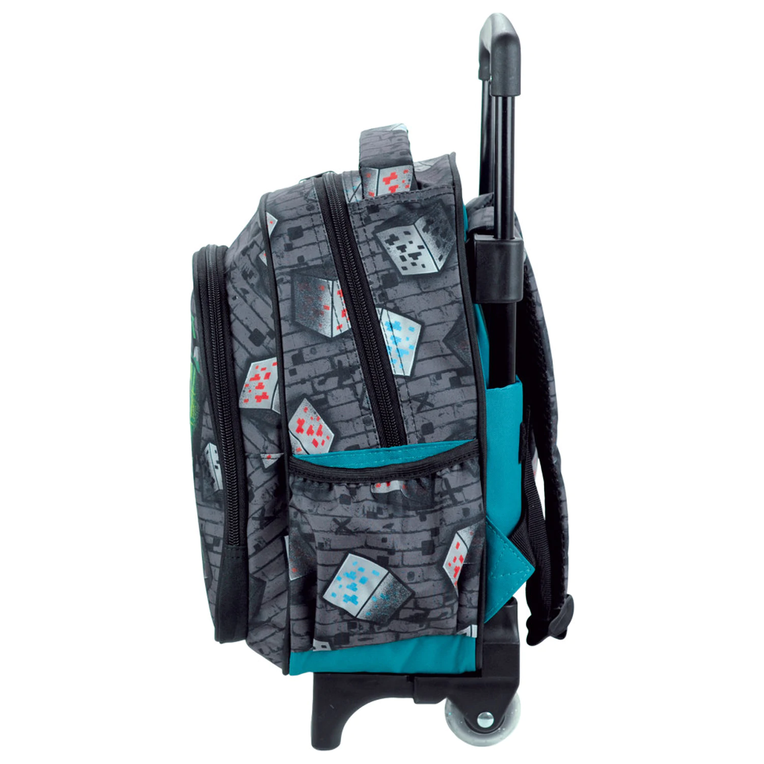 Minecraft Metro Art Blast Rolling Preschool Backpack, Bag 30 cm product photo