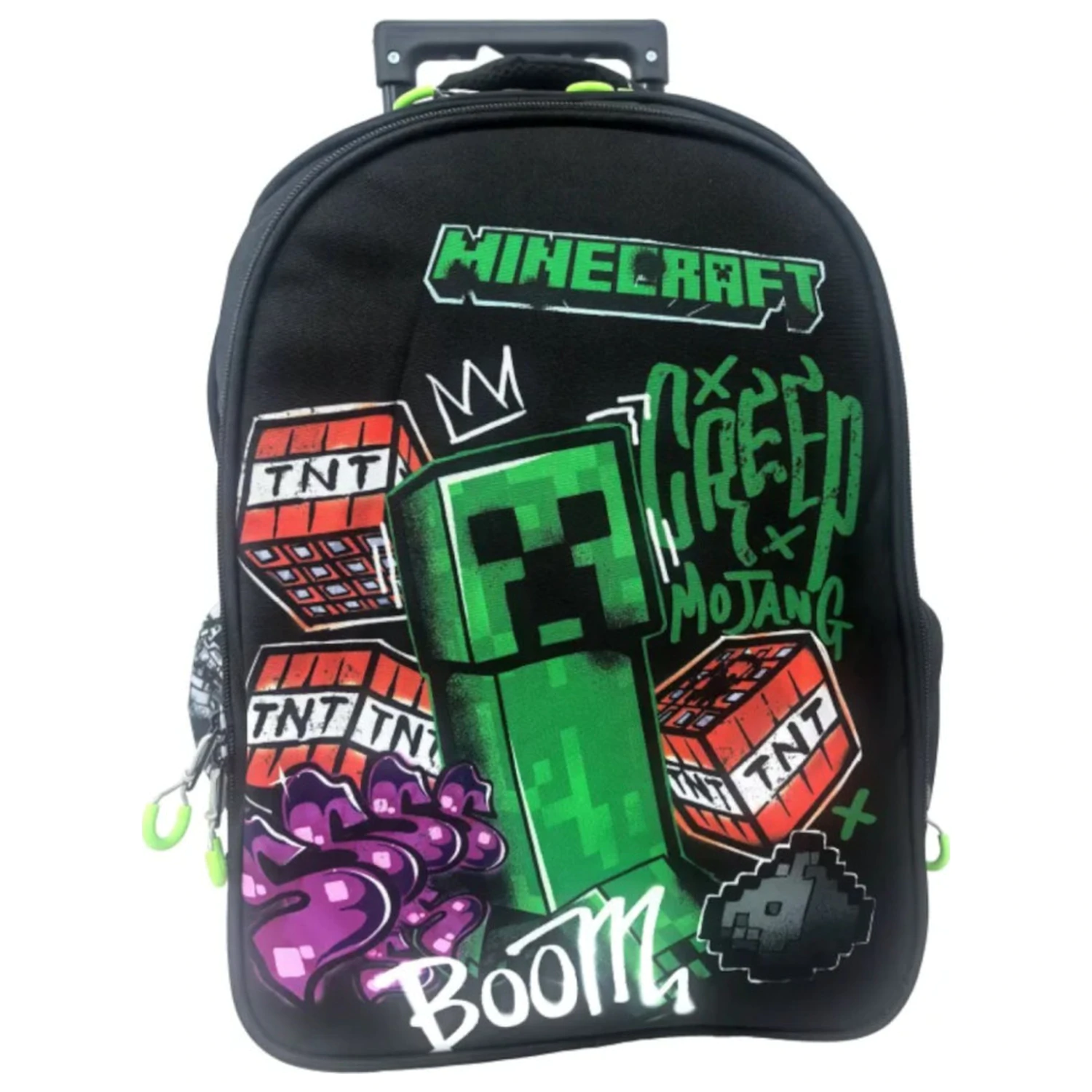 Minecraft Metro Art Boom Rolling School Bag, Bag 46 cm product photo