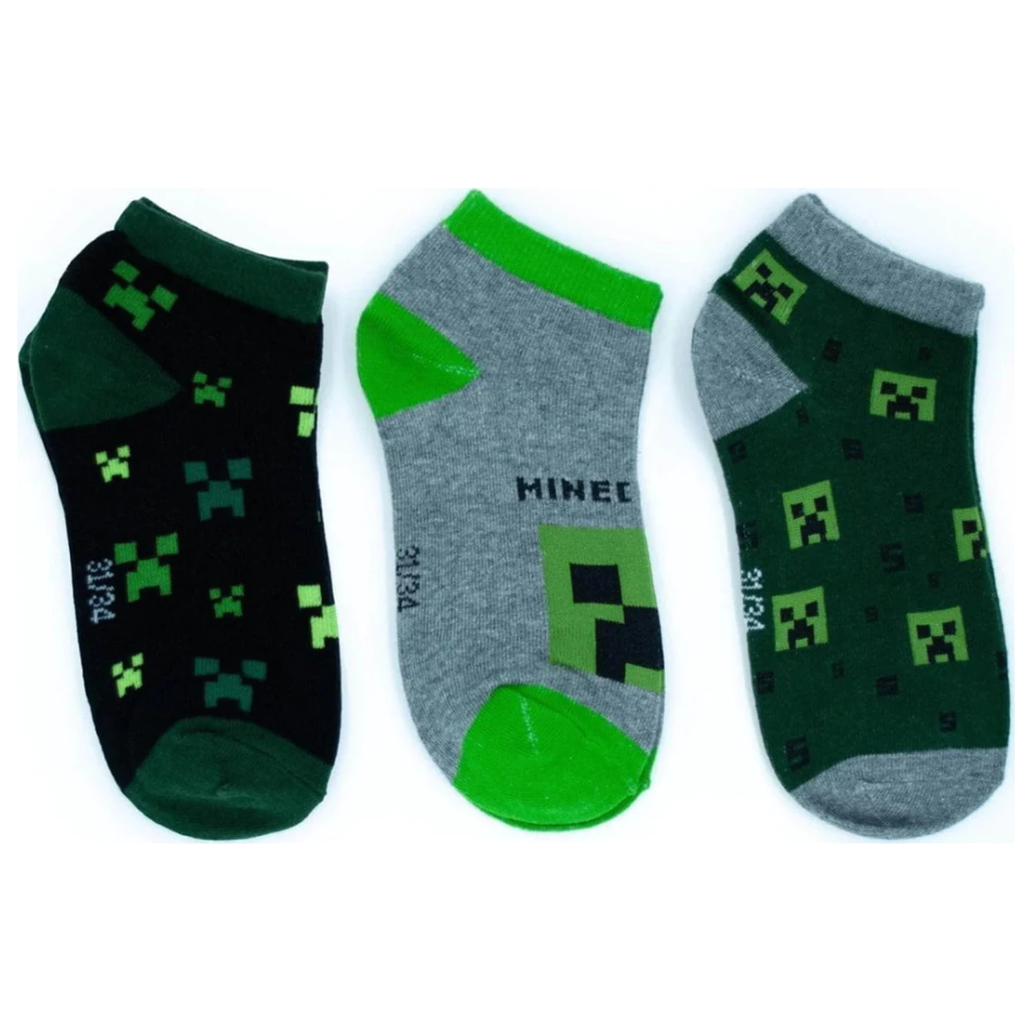 Minecraft Midnight children's secret socks 31/34 product photo