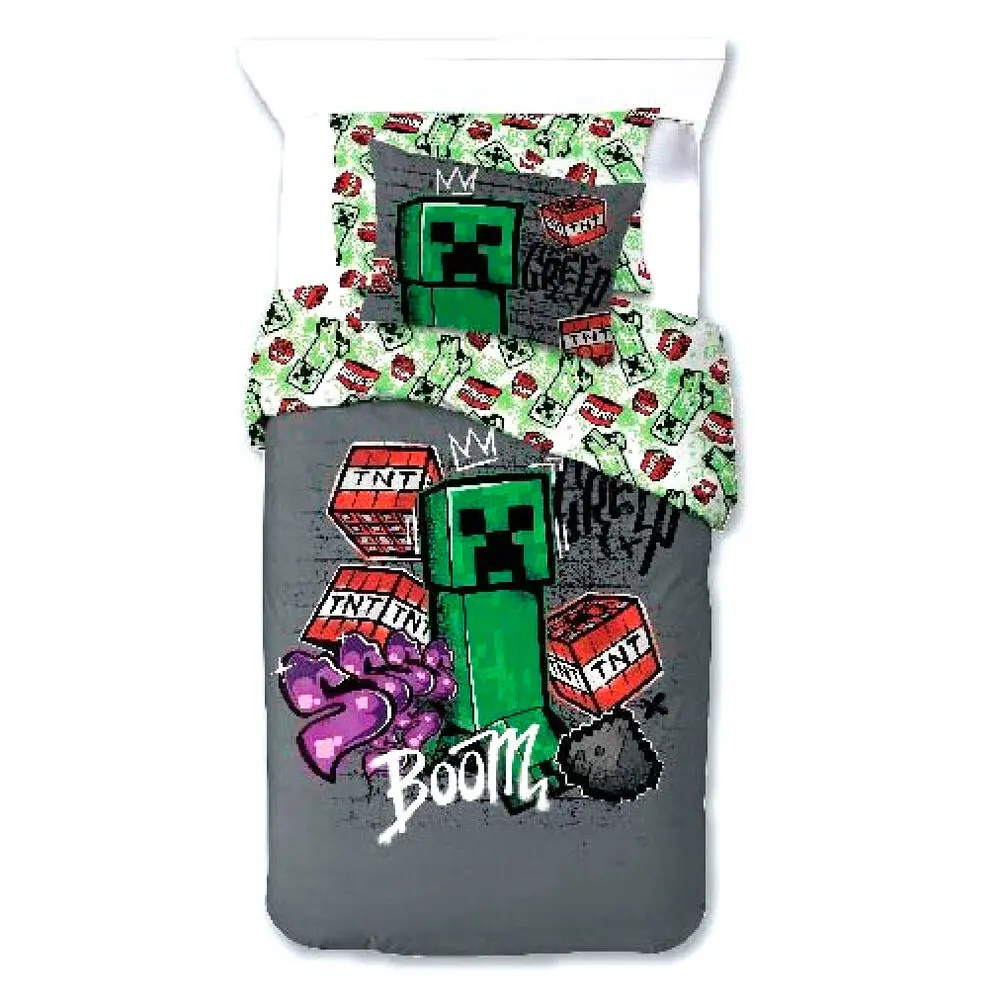 Minecraft microfibre duvet cover bed 90cm product photo