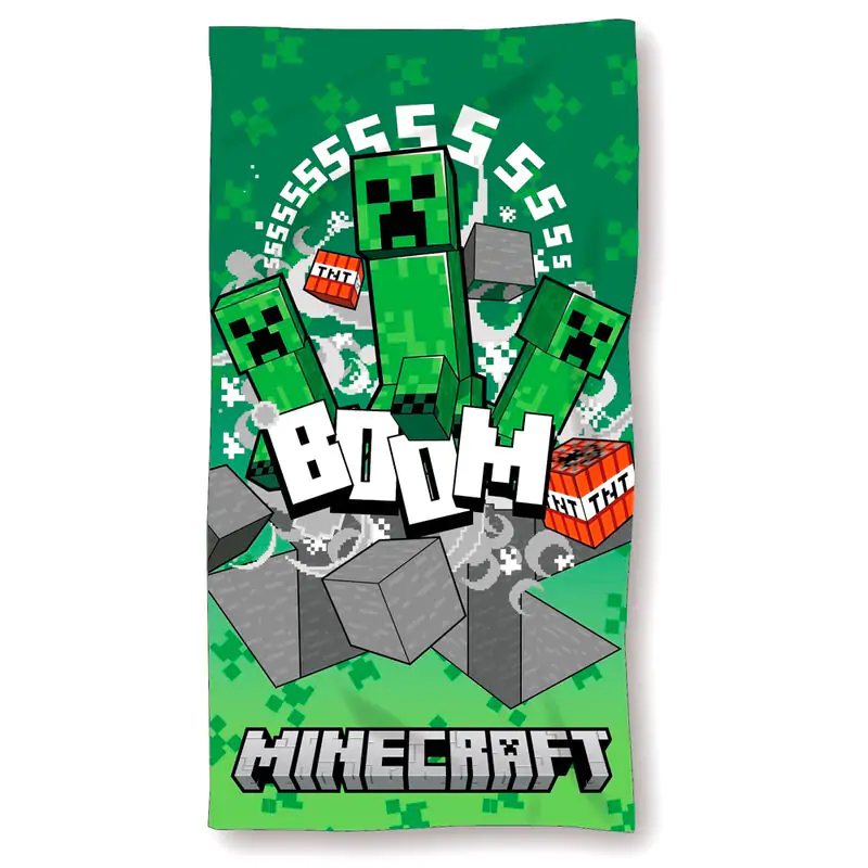 Minecraft microfibre beach towel product photo