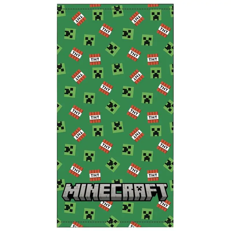 Minecraft microfibre beach towel product photo