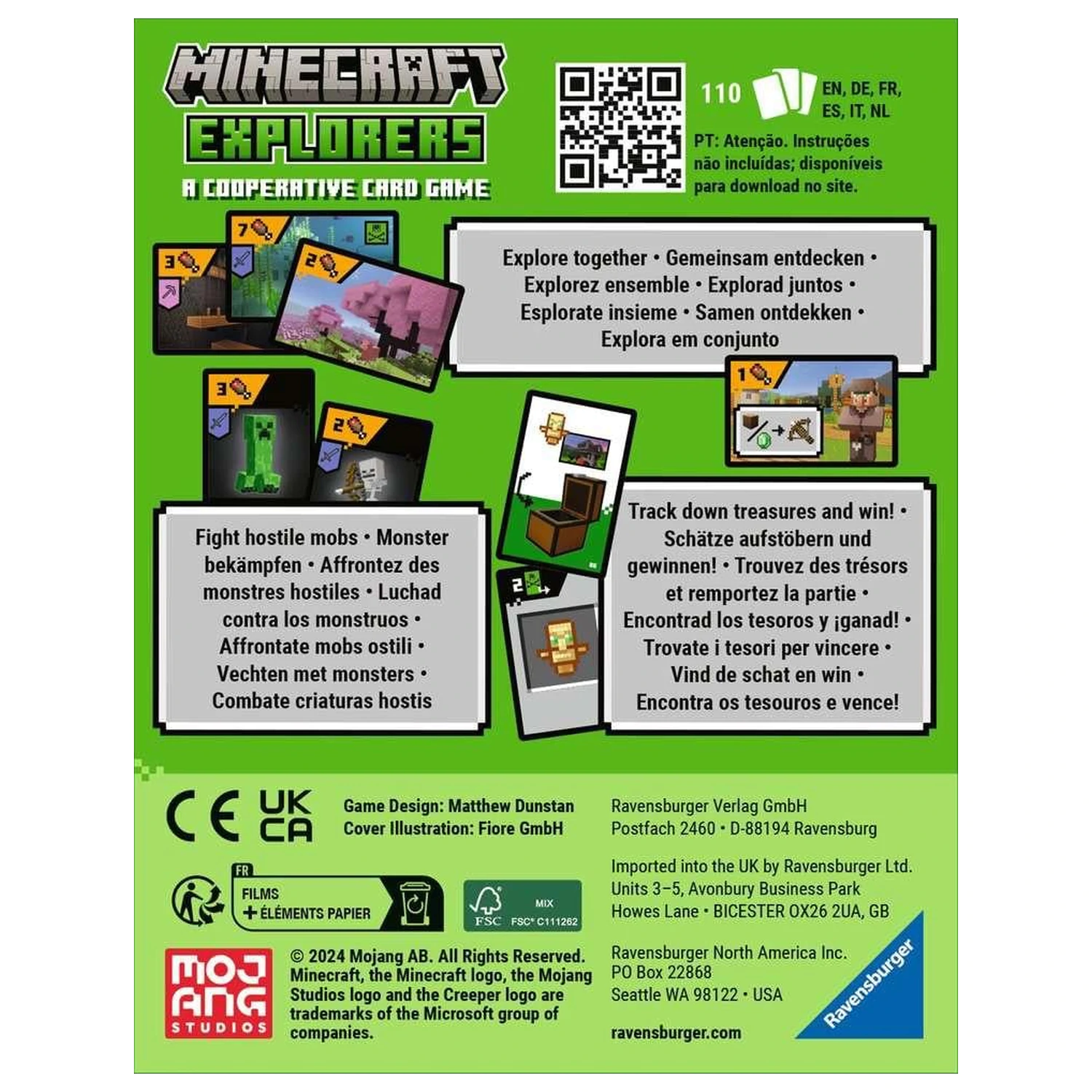 MINECRAFT Minecraft Explorers Cooperative Card Game product photo