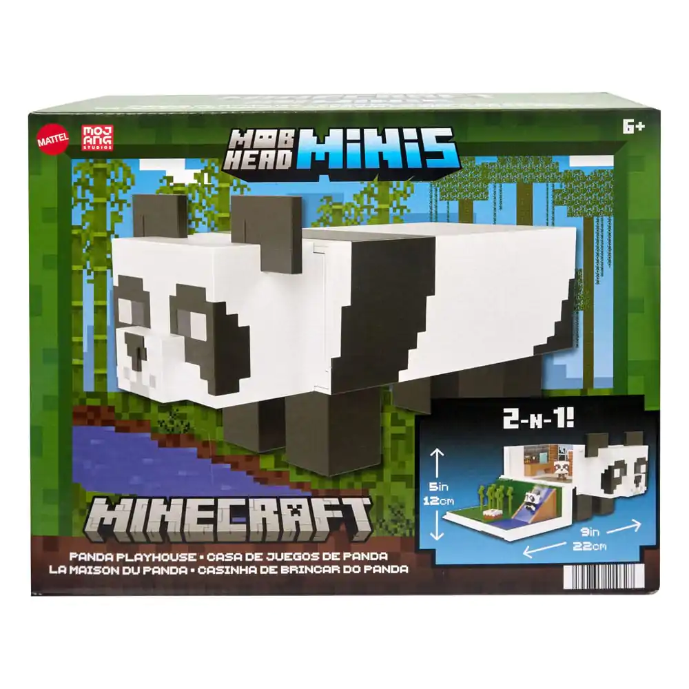 Minecraft Mob Head Minis Playset Panda Playhouse product photo