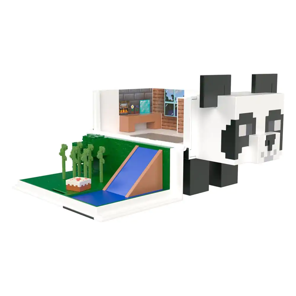 Minecraft Mob Head Minis Playset Panda Playhouse product photo