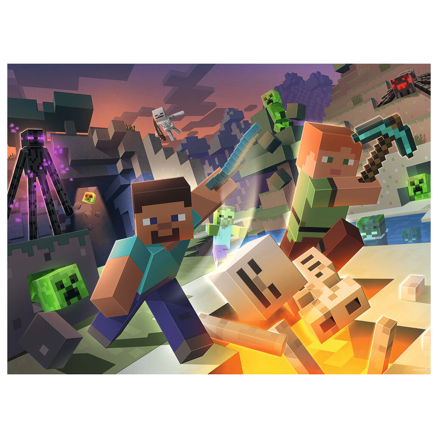 Minecraft Jigsaw Monster Minecraft (100 pieces) product photo