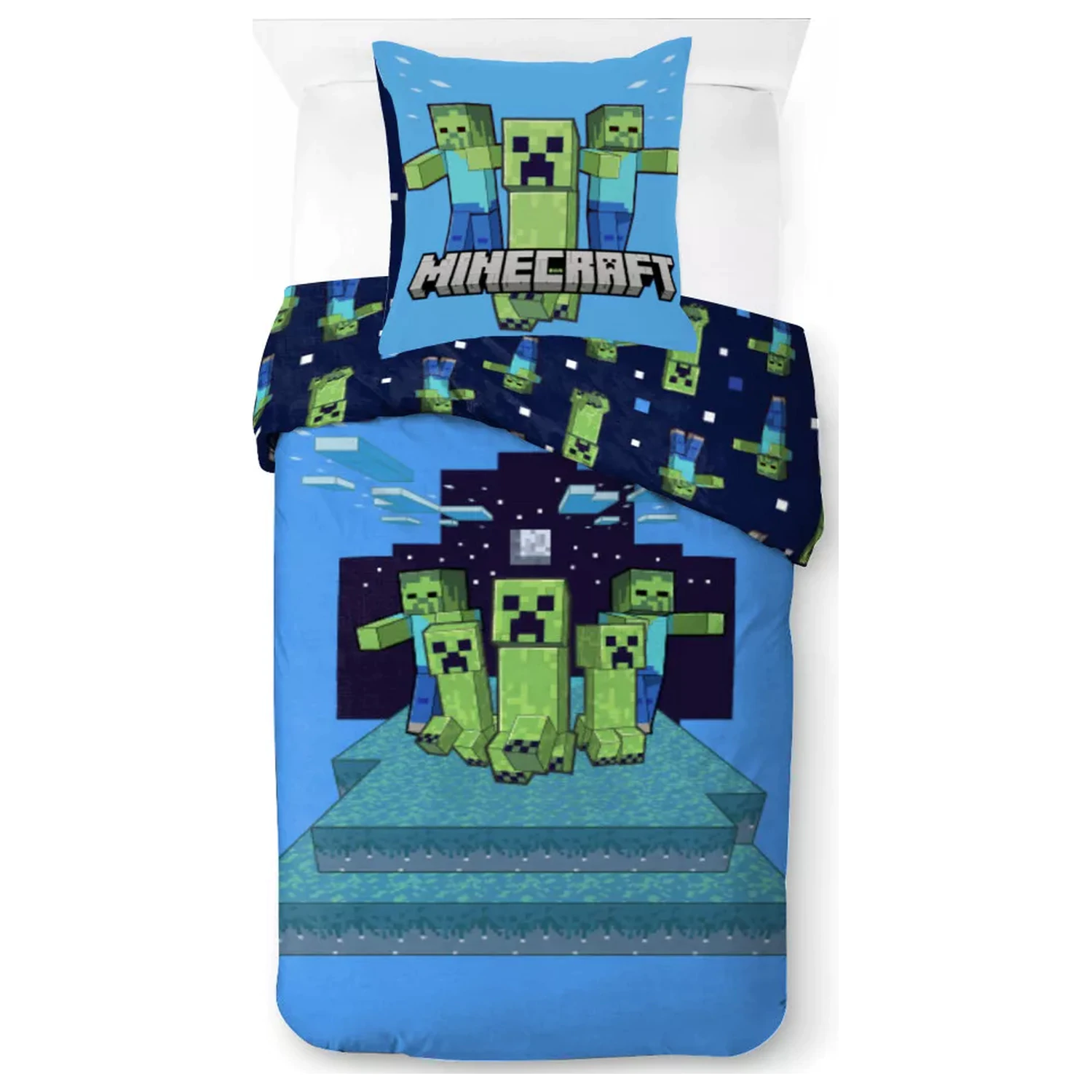 Minecraft Night Schemes Duvet Cover product photo