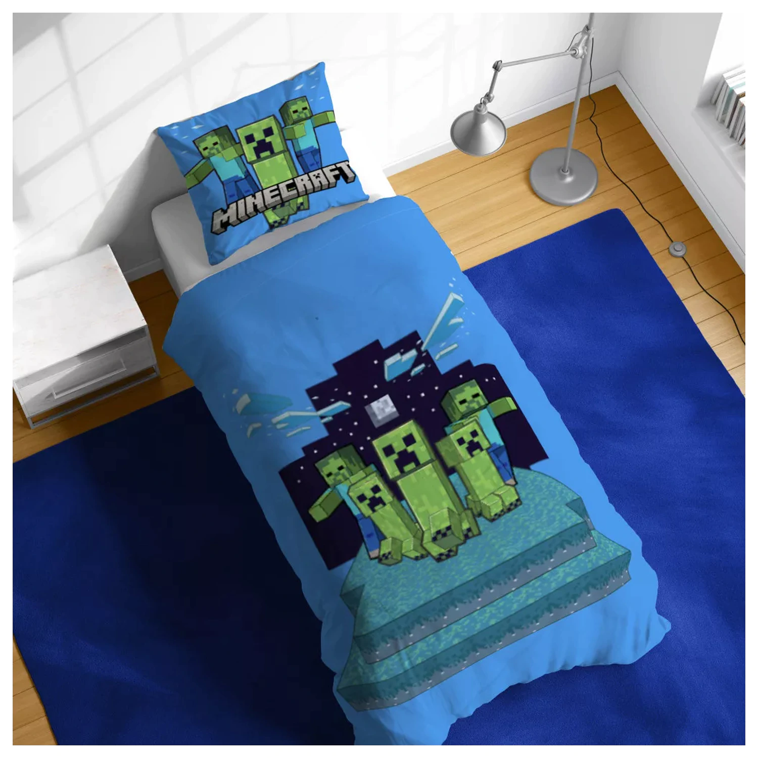 Minecraft Night Schemes Duvet Cover product photo