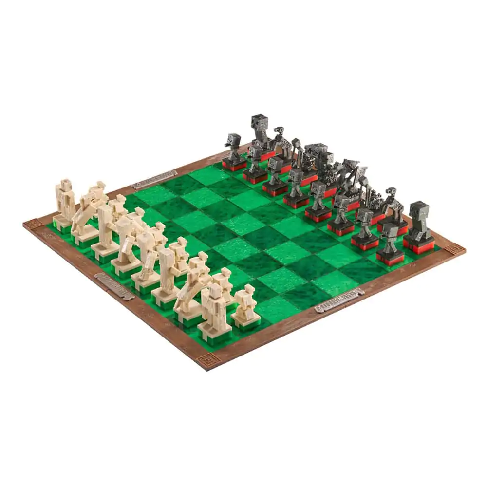 Minecraft Chess Set Overworld Heroes vs. Hostile Mobs termékfotó