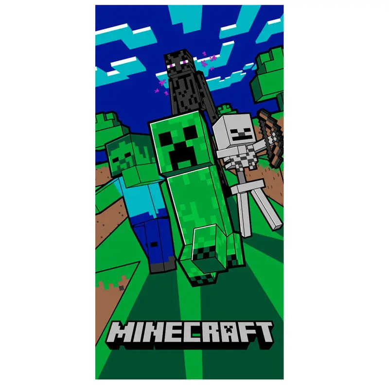 Minecraft cotton beach towel termékfotó