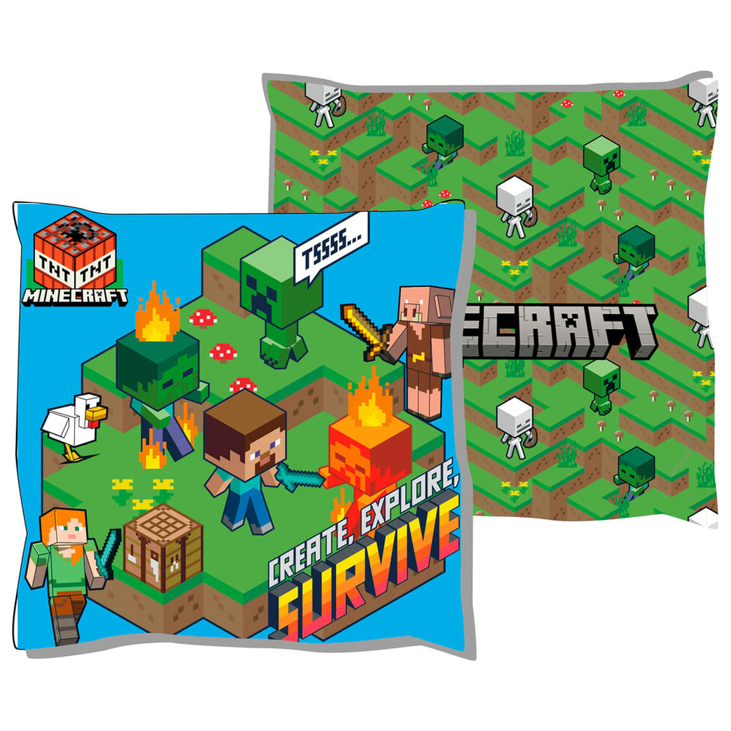 Minecraft cushion product photo