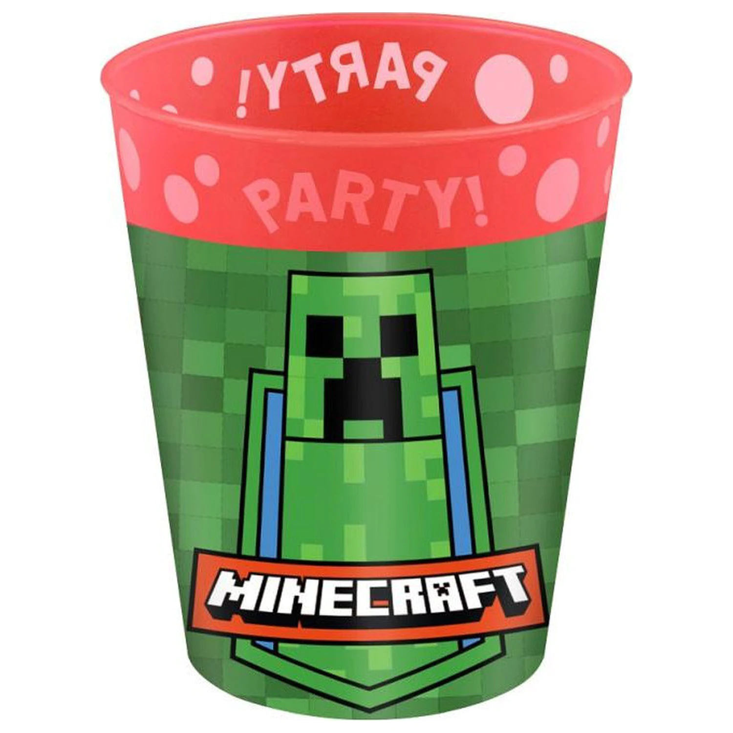 Minecraft Party micro premium plastic cup set 4 pcs 250 ml product photo