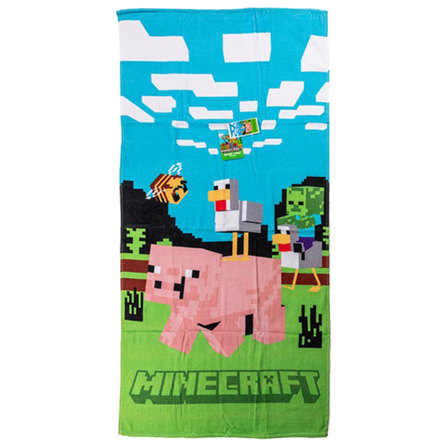 Minecraft Piggy Ride towel product photo