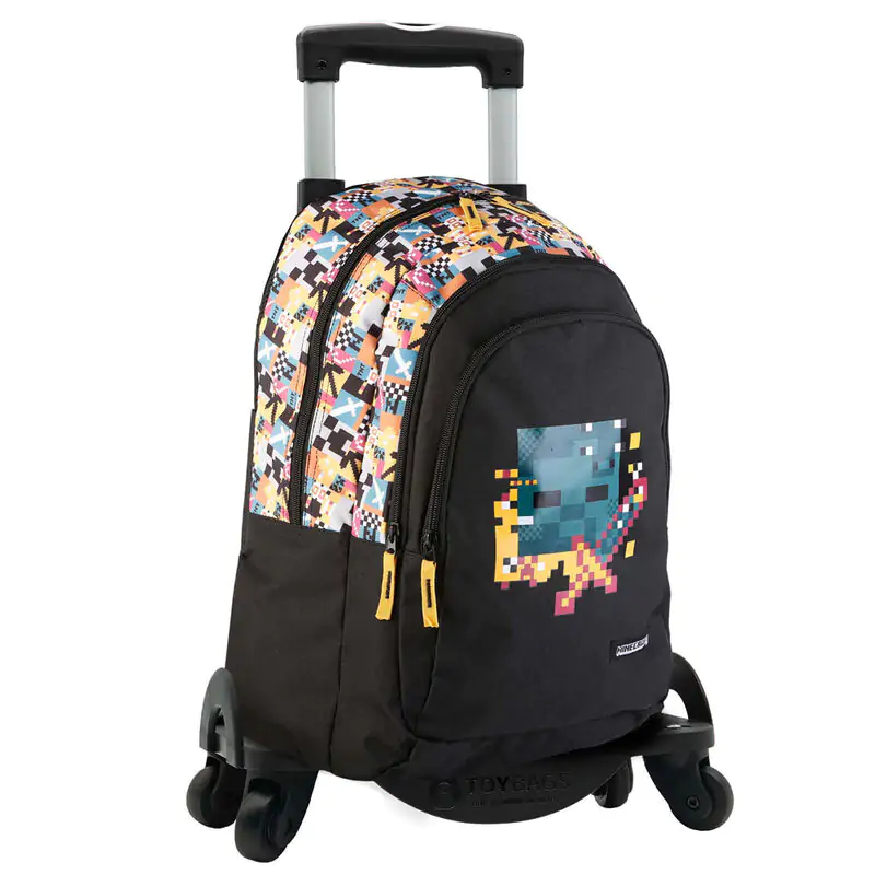 Minecraft Pixel backpack + Toybags trolley 44cm product photo