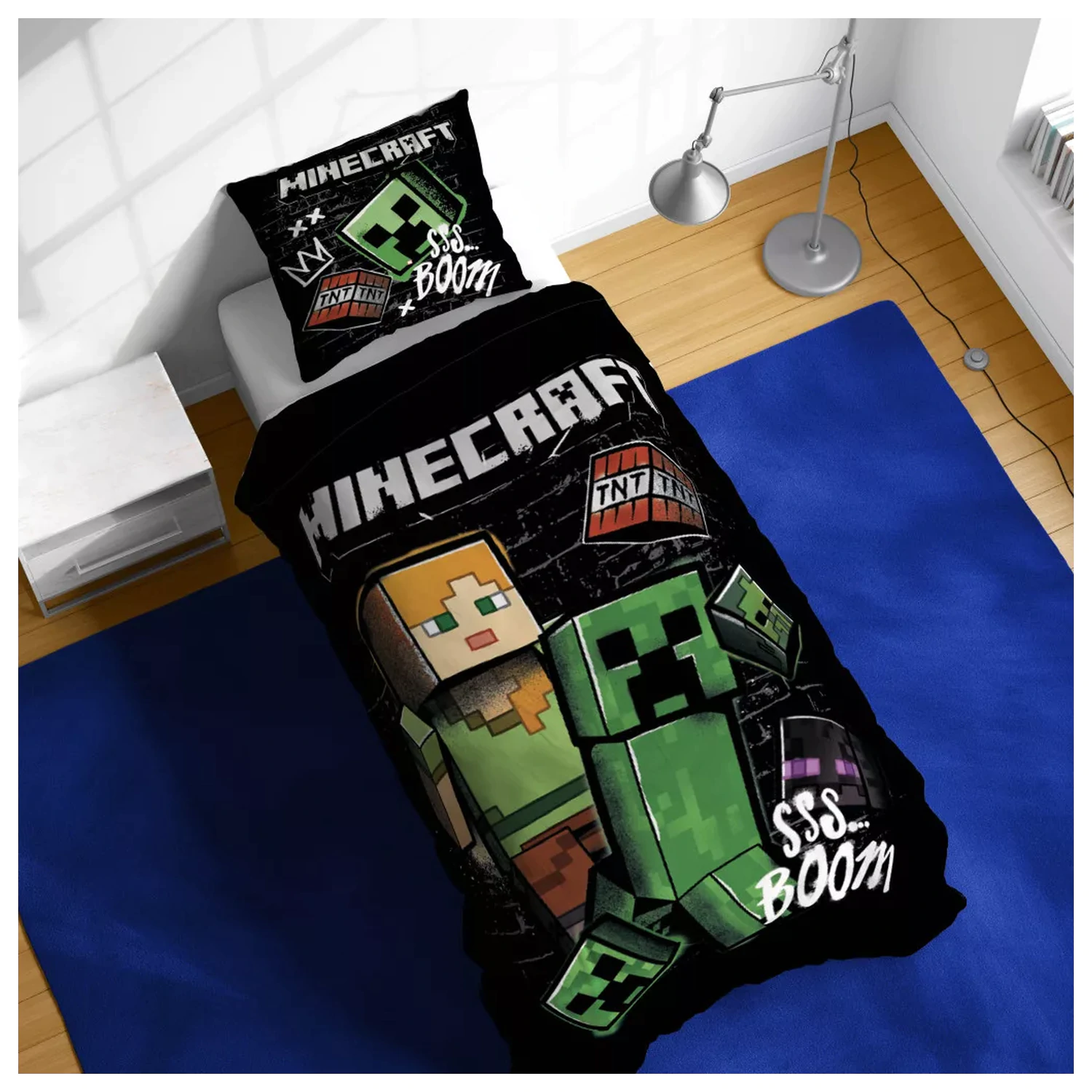 Minecraft Pixel Paradox Duvet Cover product photo