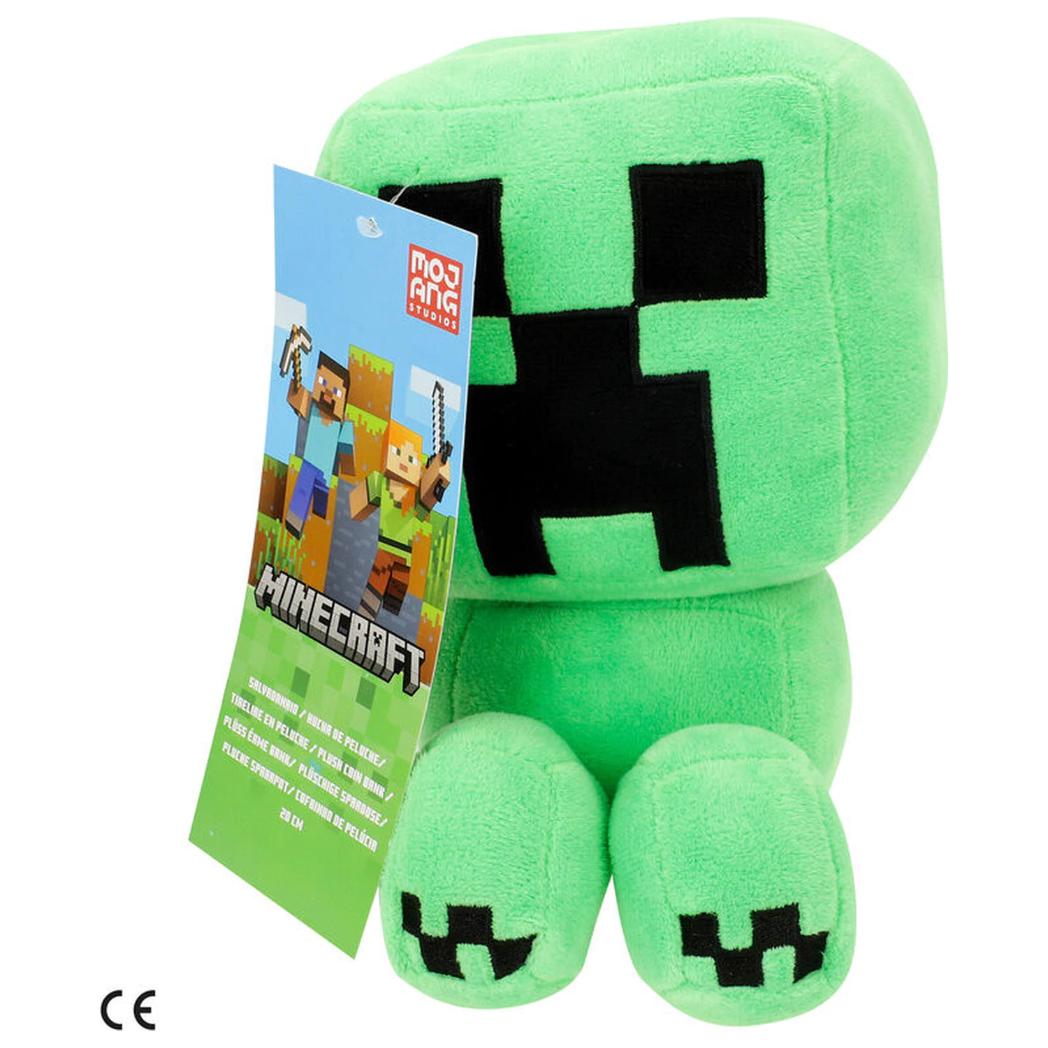Minecraft plush money box 20cm product photo