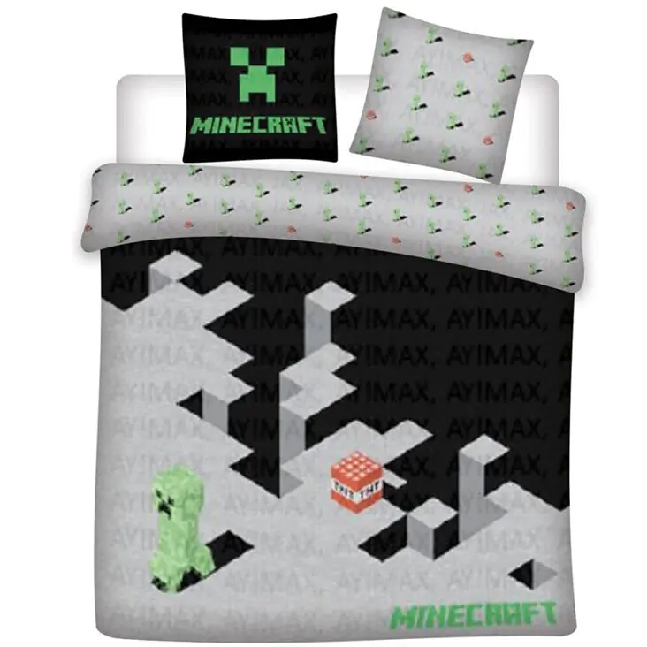 Minecraft policotton duvet cover bed 135cm termékfotó