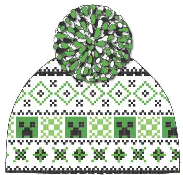 Minecraft Pom-Pom Beanie product photo