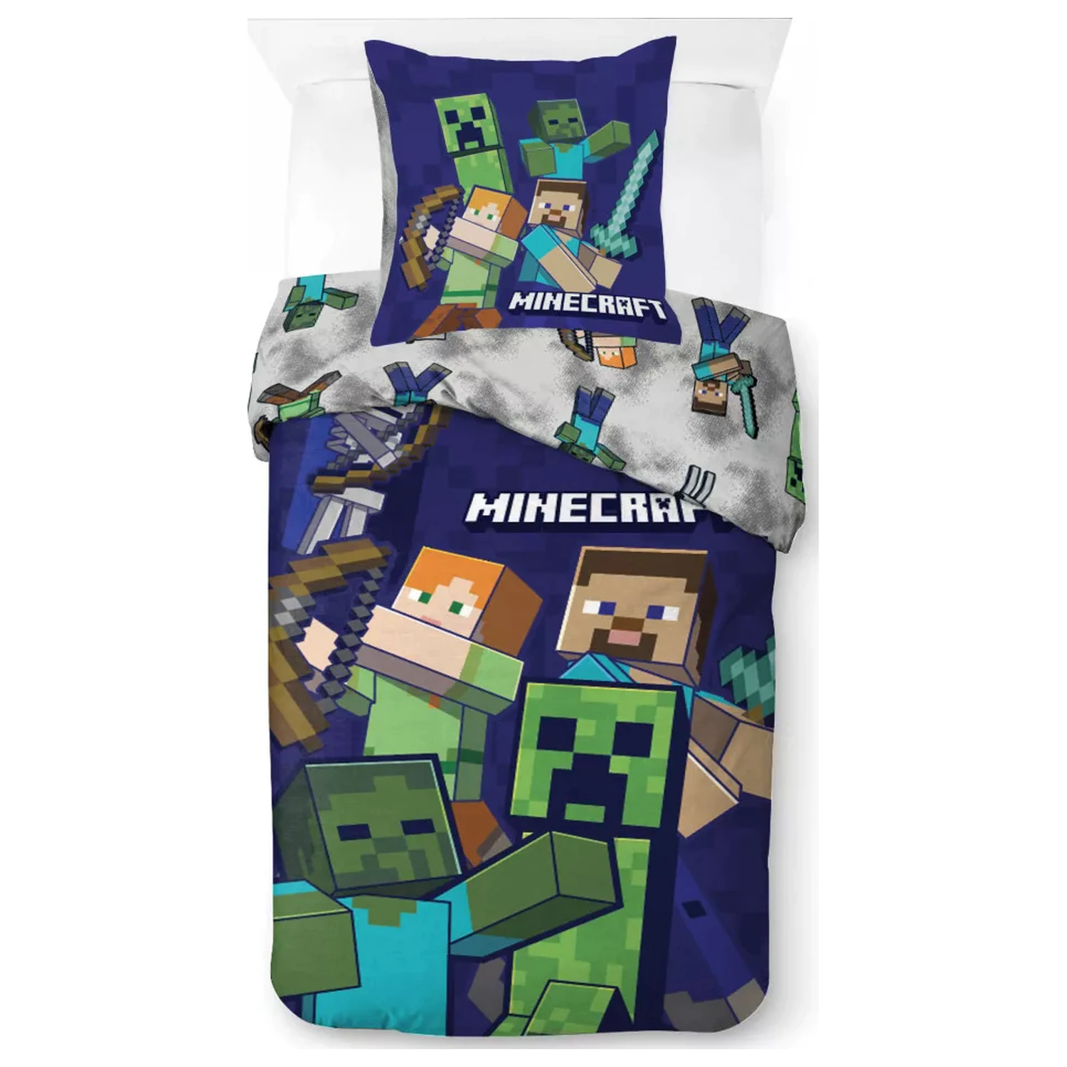Minecraft Realms Duvet Cover product photo